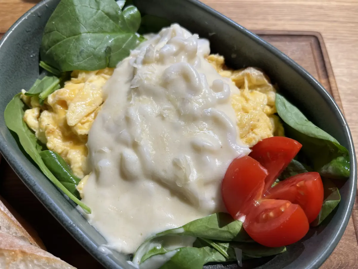 Скрембл с кальмаром
