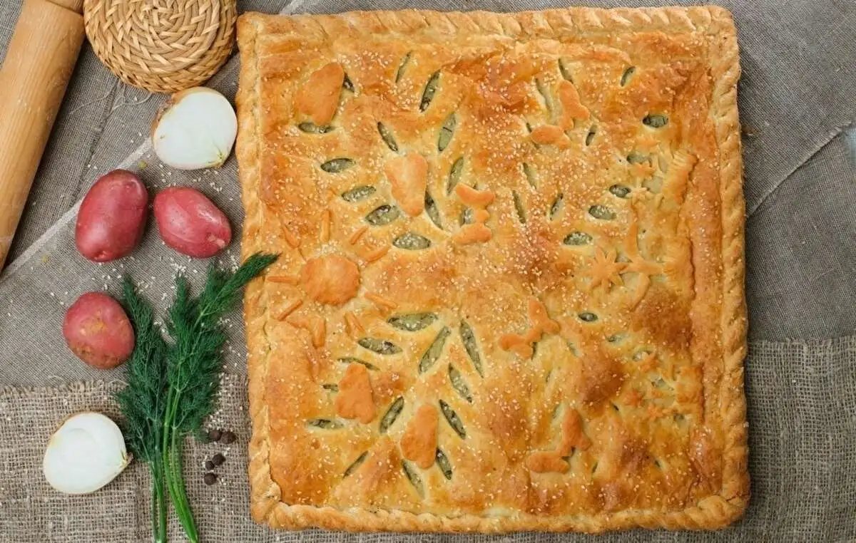 Сл. пирог с картошкой и зеленью