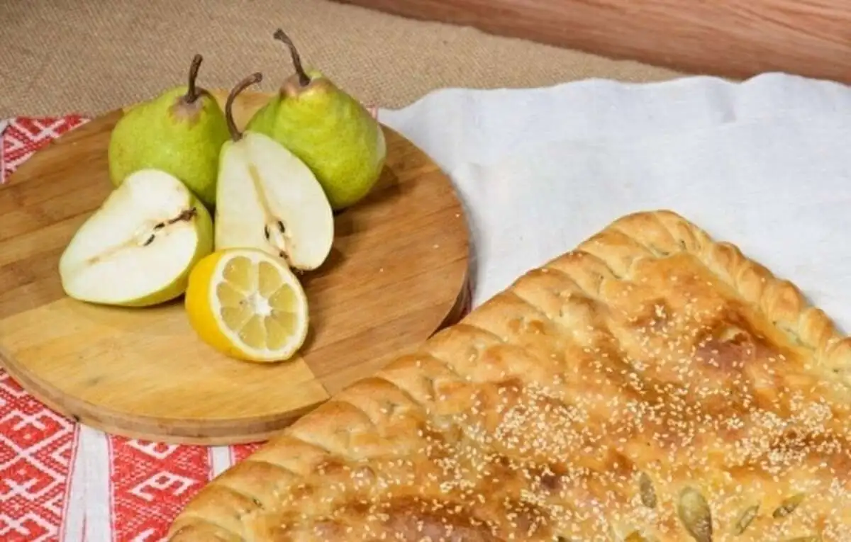 Сл. пирог с грушей и лимоном