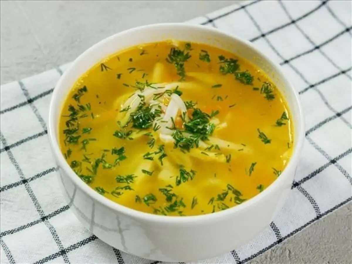 Куриный суп с лапшой