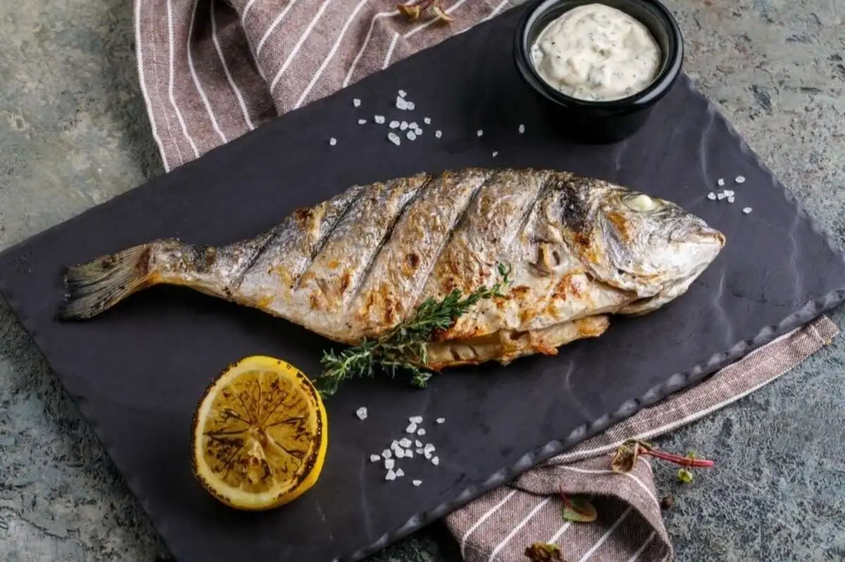 Дорада с овощами  ЕЕ.