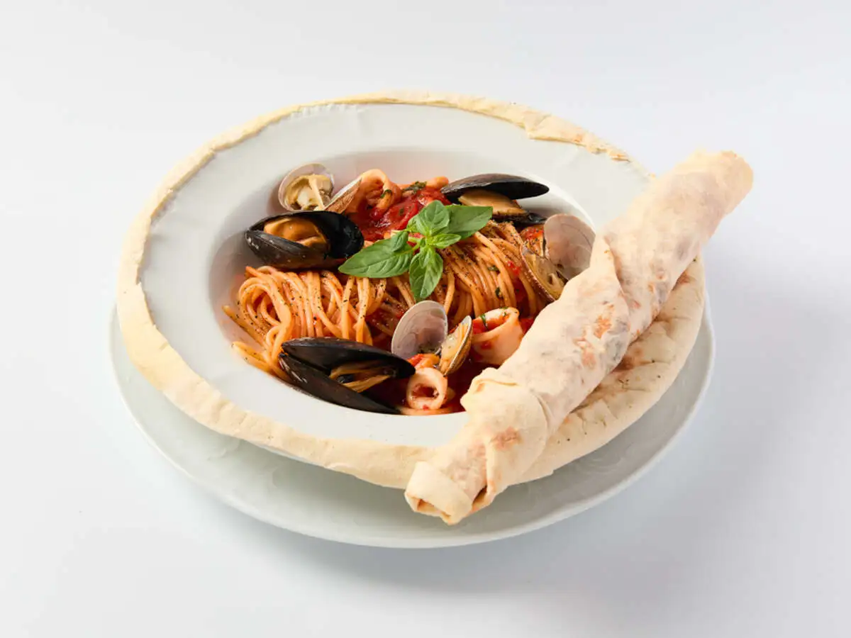 Спагетти  с морепродуктами