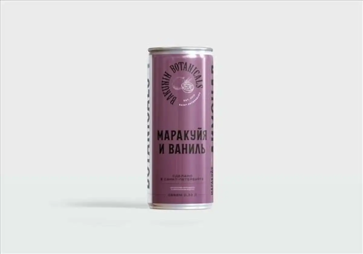 Лимонад «BAKUNIN BOTANICALS»  Маракуйя и ваниль [АТ]