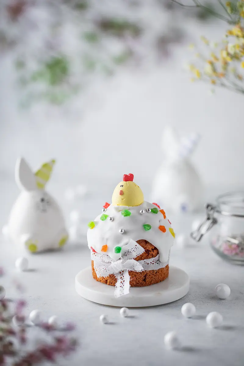 Кулич с цукатами 