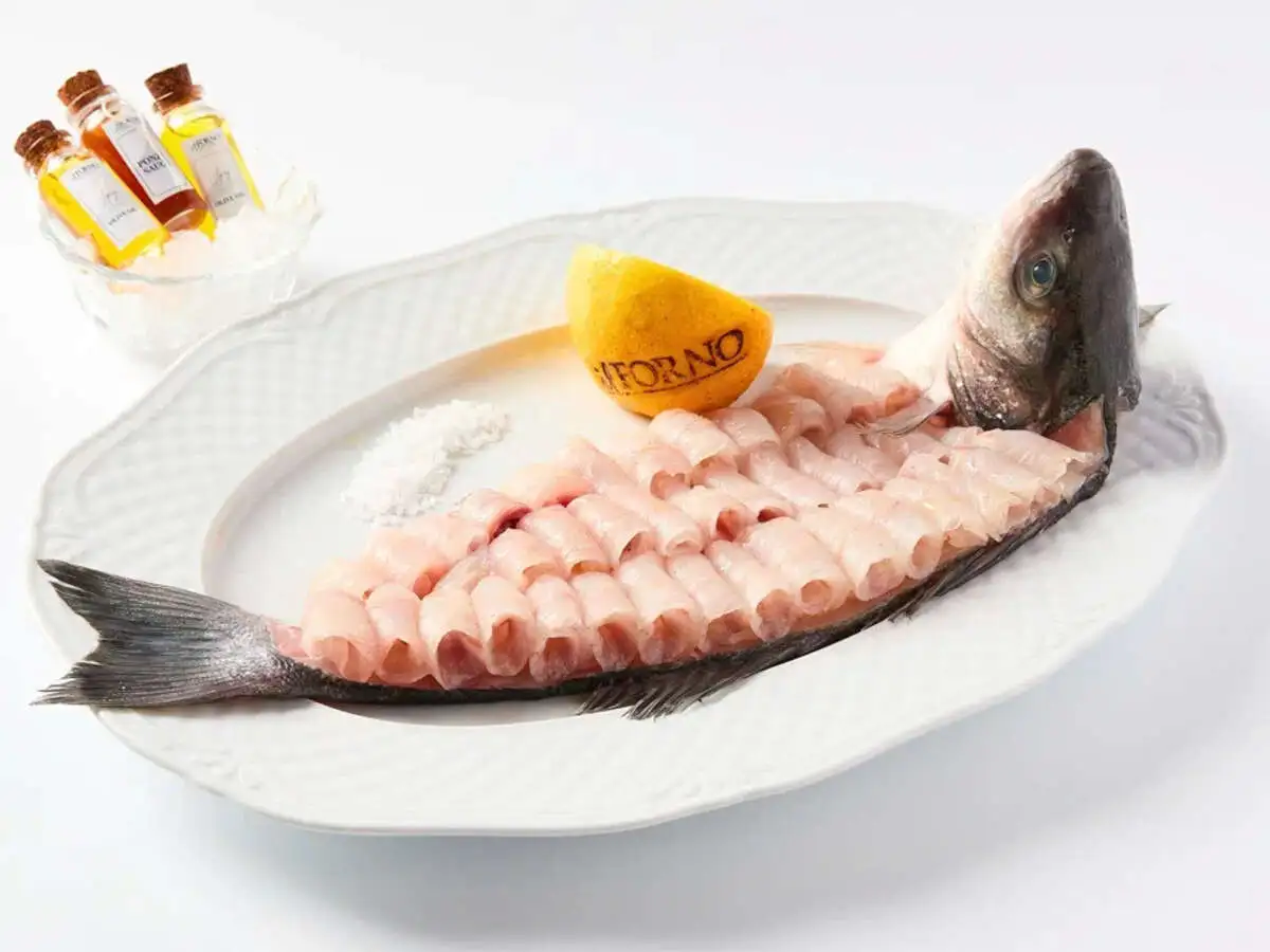 Крудо из сибаса 