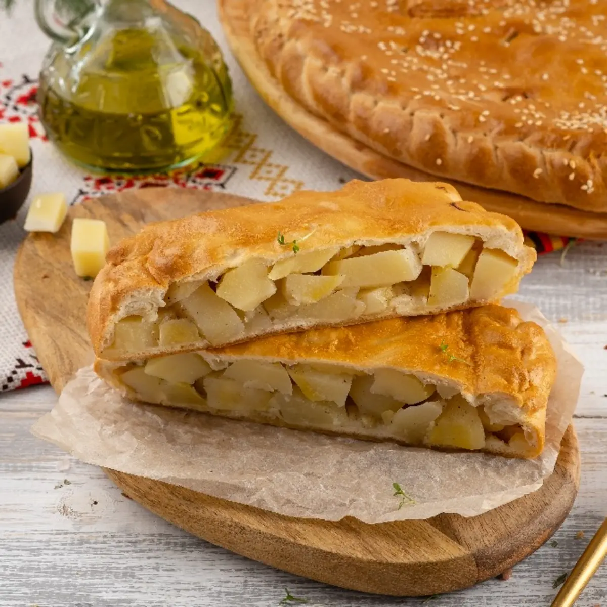 Пирог с картофелем
