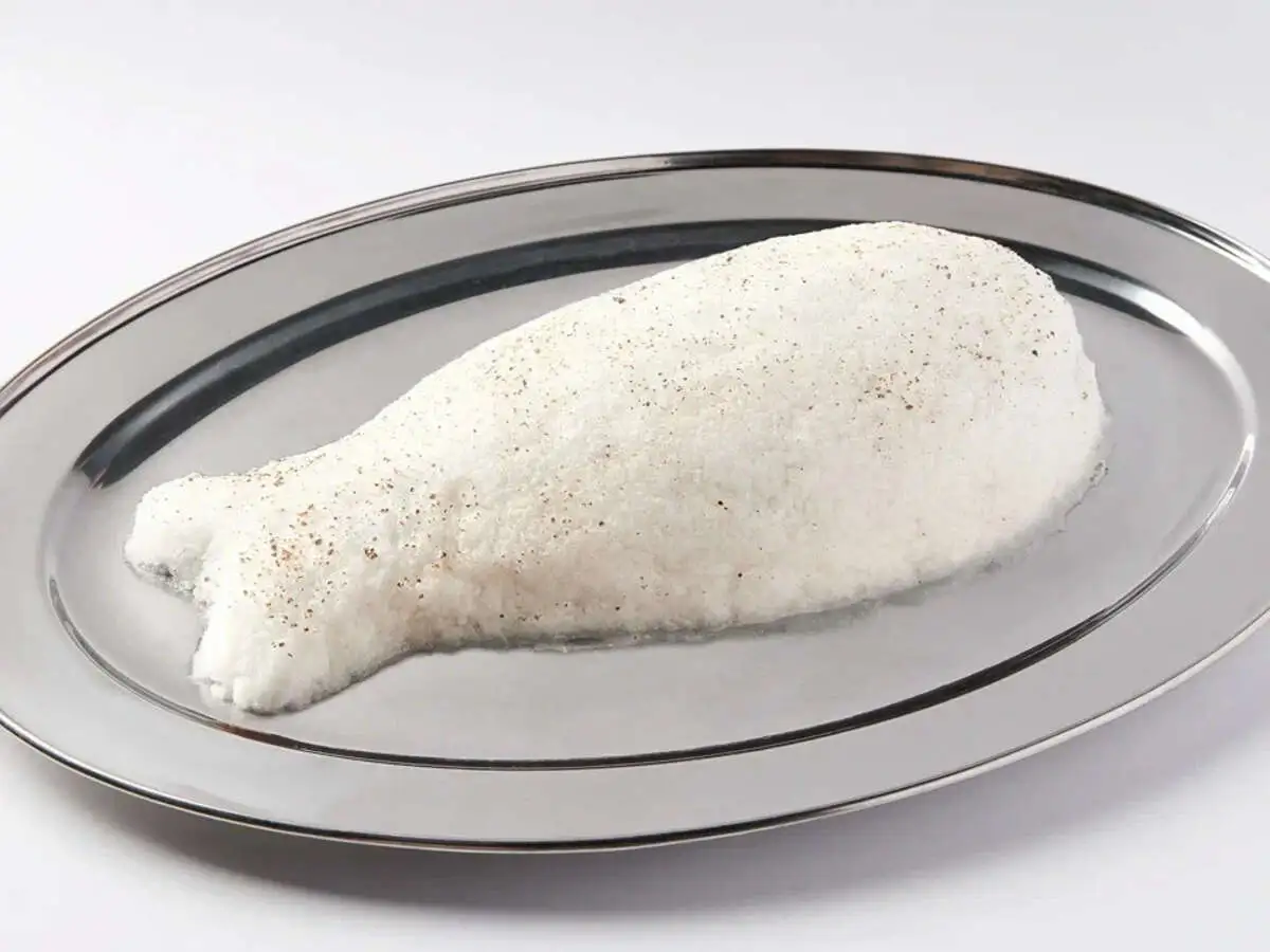 Сибас в соли 