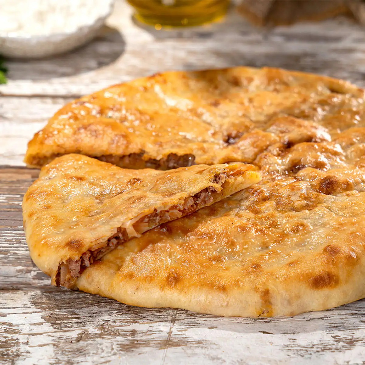 Мясо и капуста 22 см