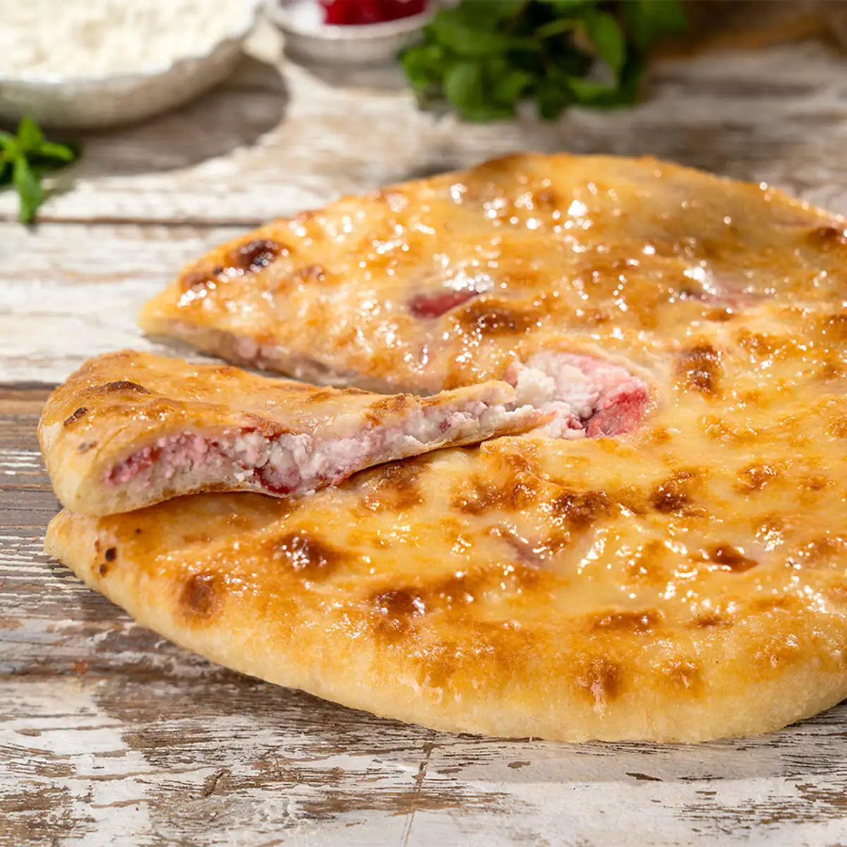 Творог и клубника 28 см