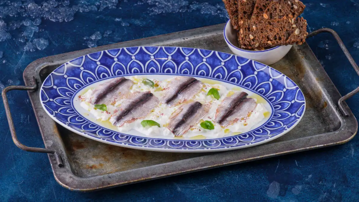 Страчателла и анчоусы