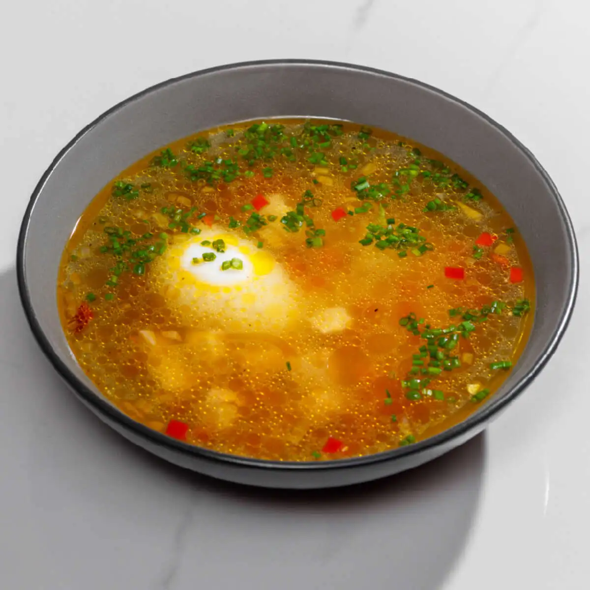 Куриный суп с птитимом