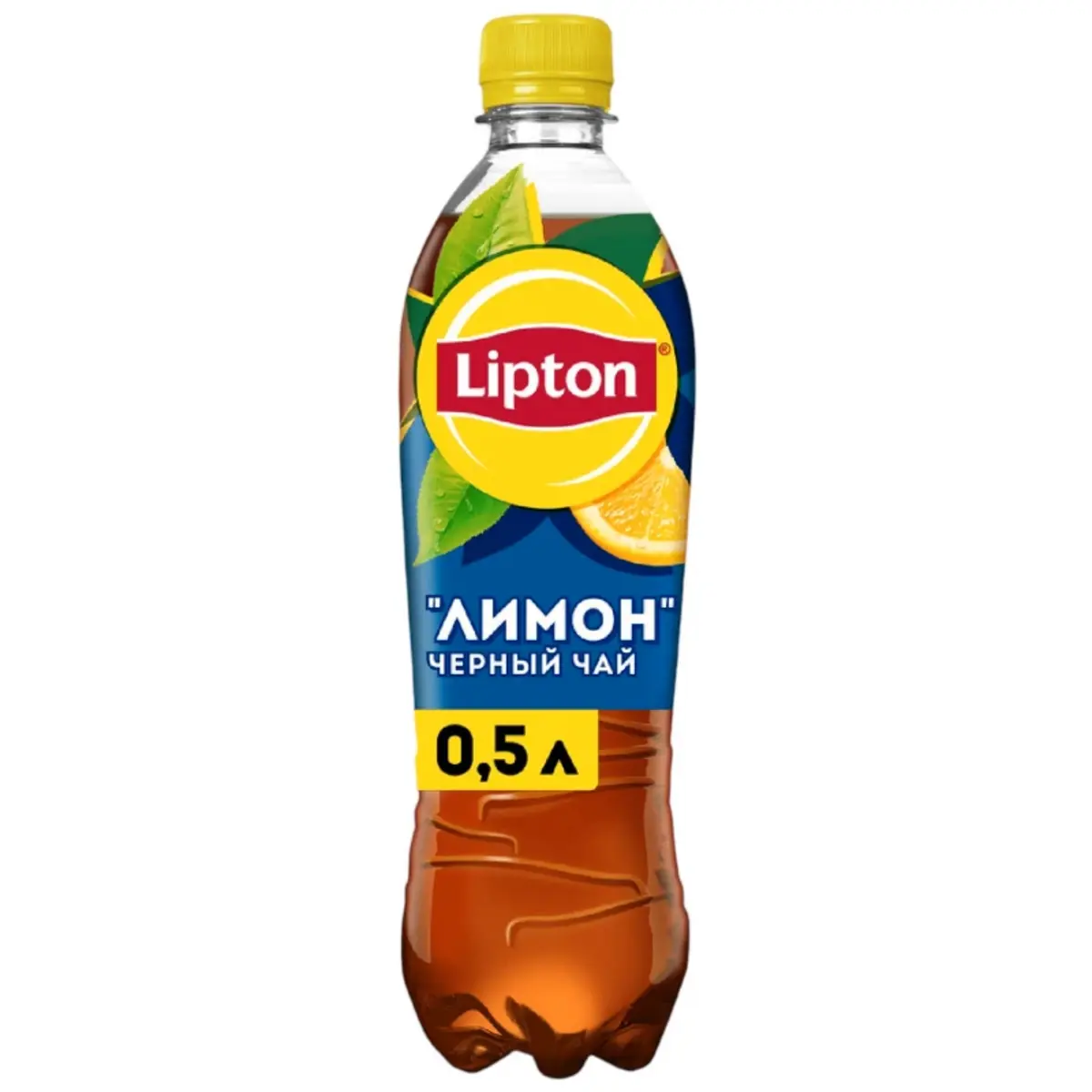 Черный чай Липтон лимон 0.5л пэт