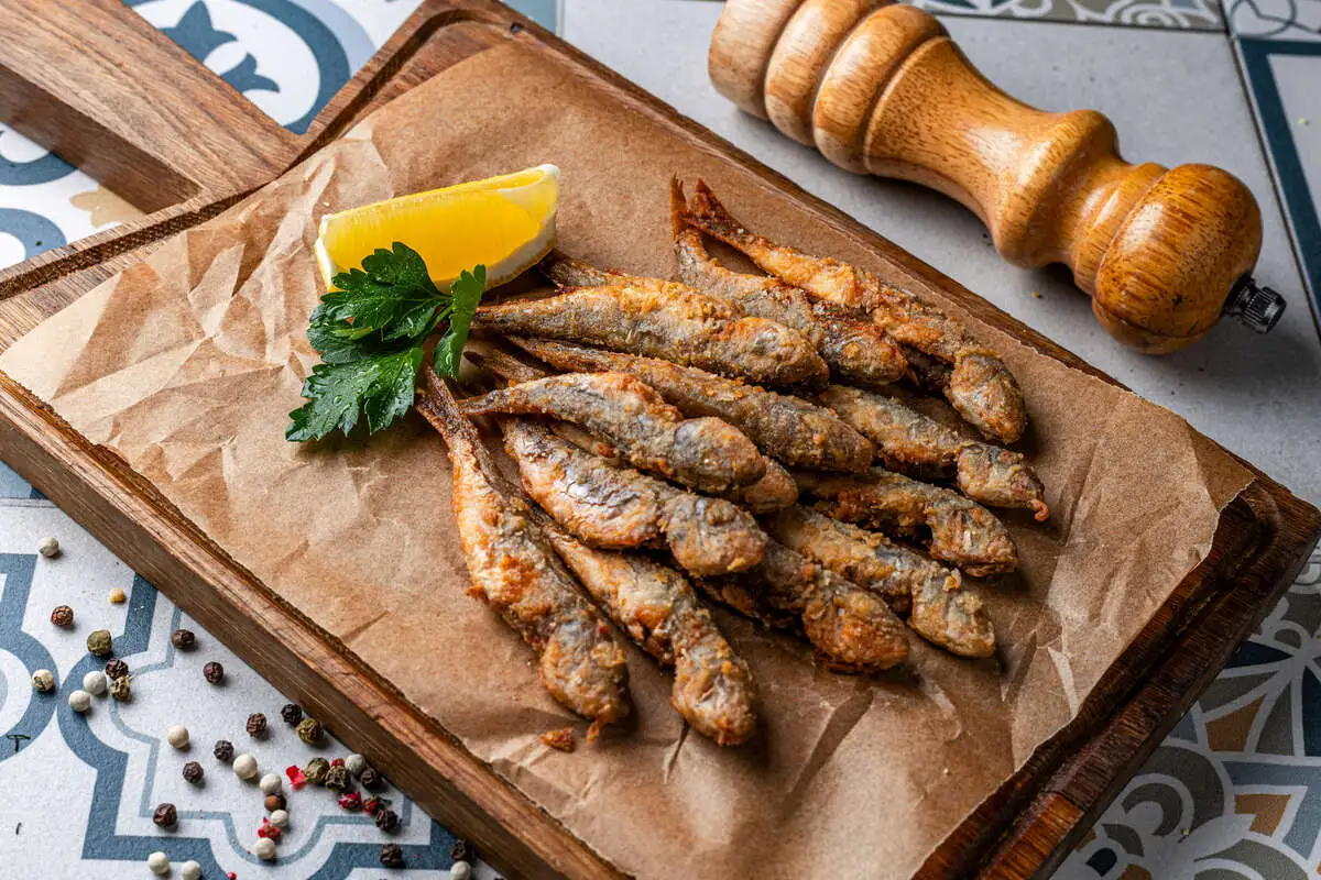 Жареные бычки