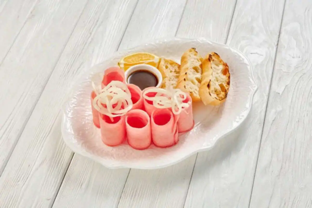 Строганина из тунца 