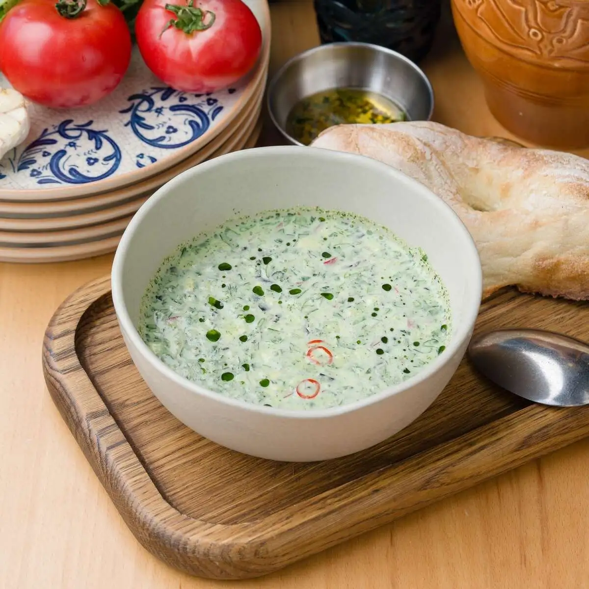 Окрошка на мацони