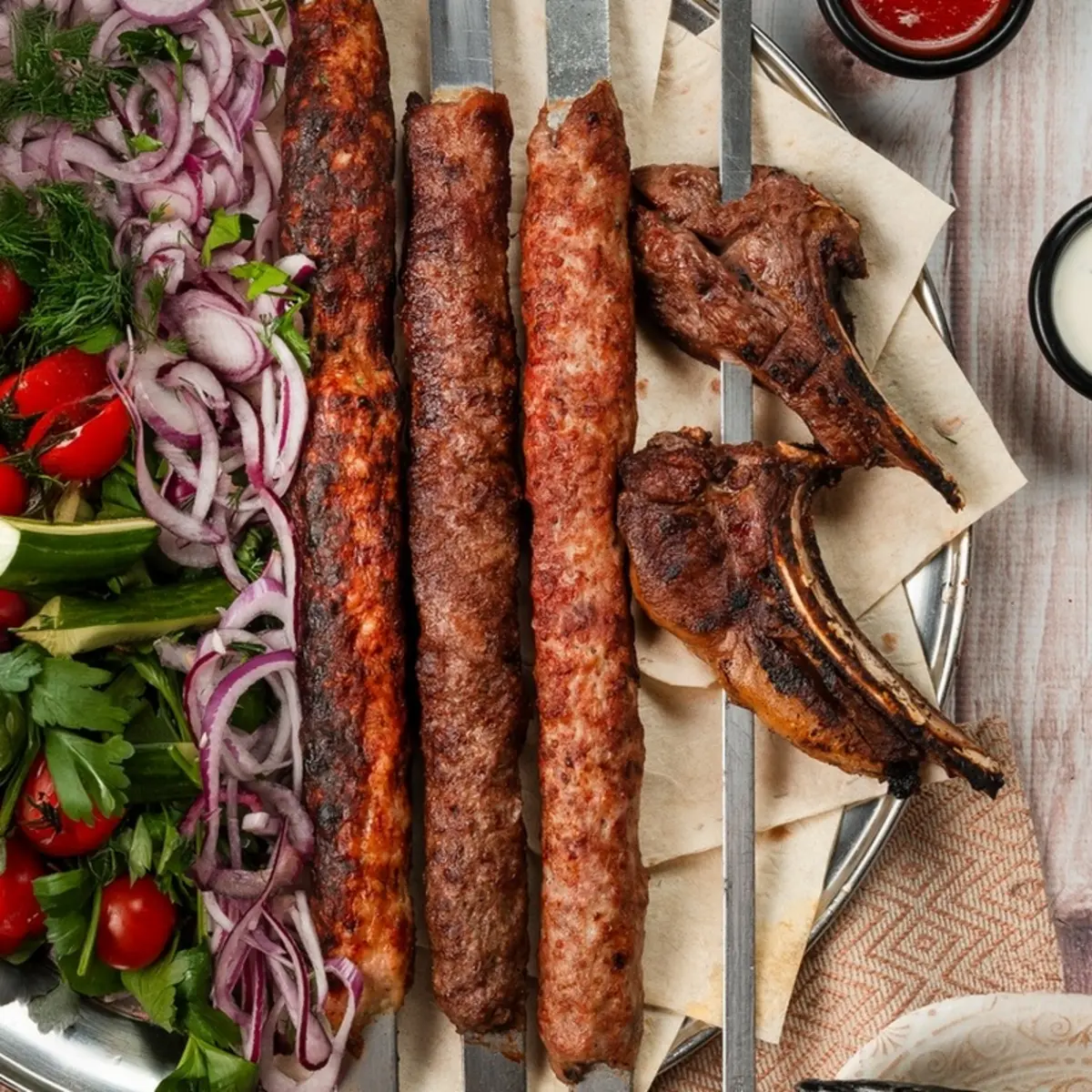 Люля-кебаб из курицы