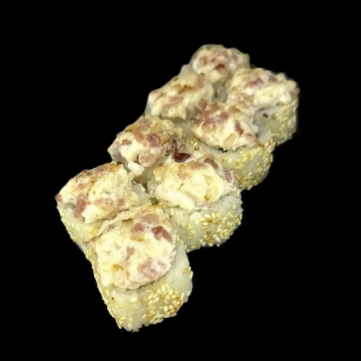 Ролл с беконом, курицей и моцареллой