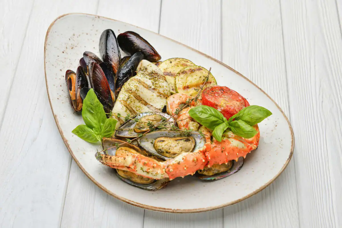 Ассорти морепродуктов на две персоны