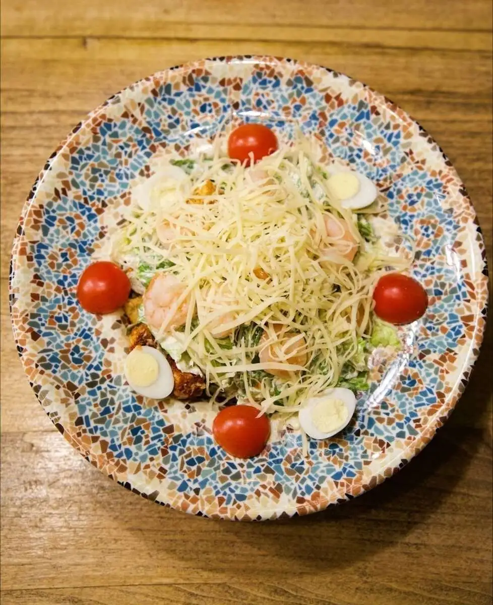 Цезарь с креветками