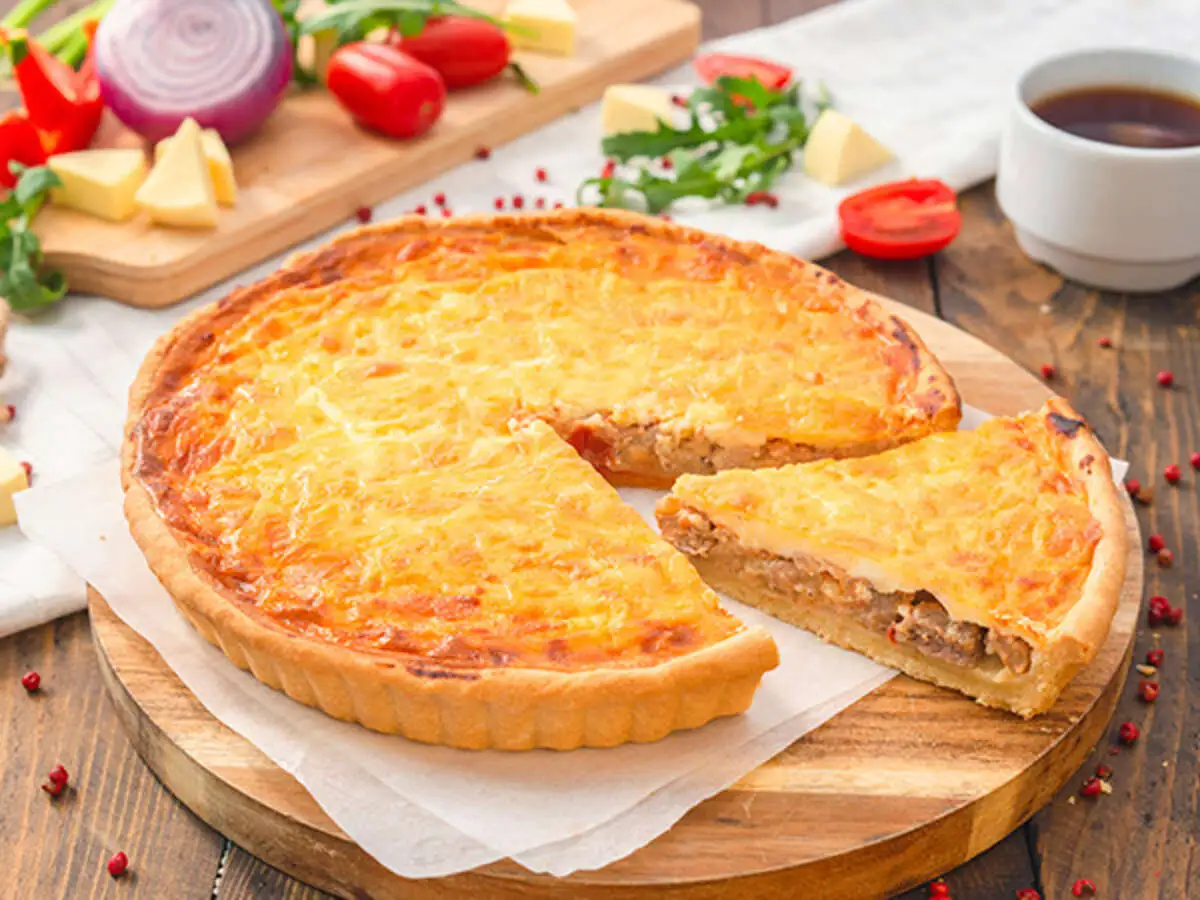 Киш с индейкой