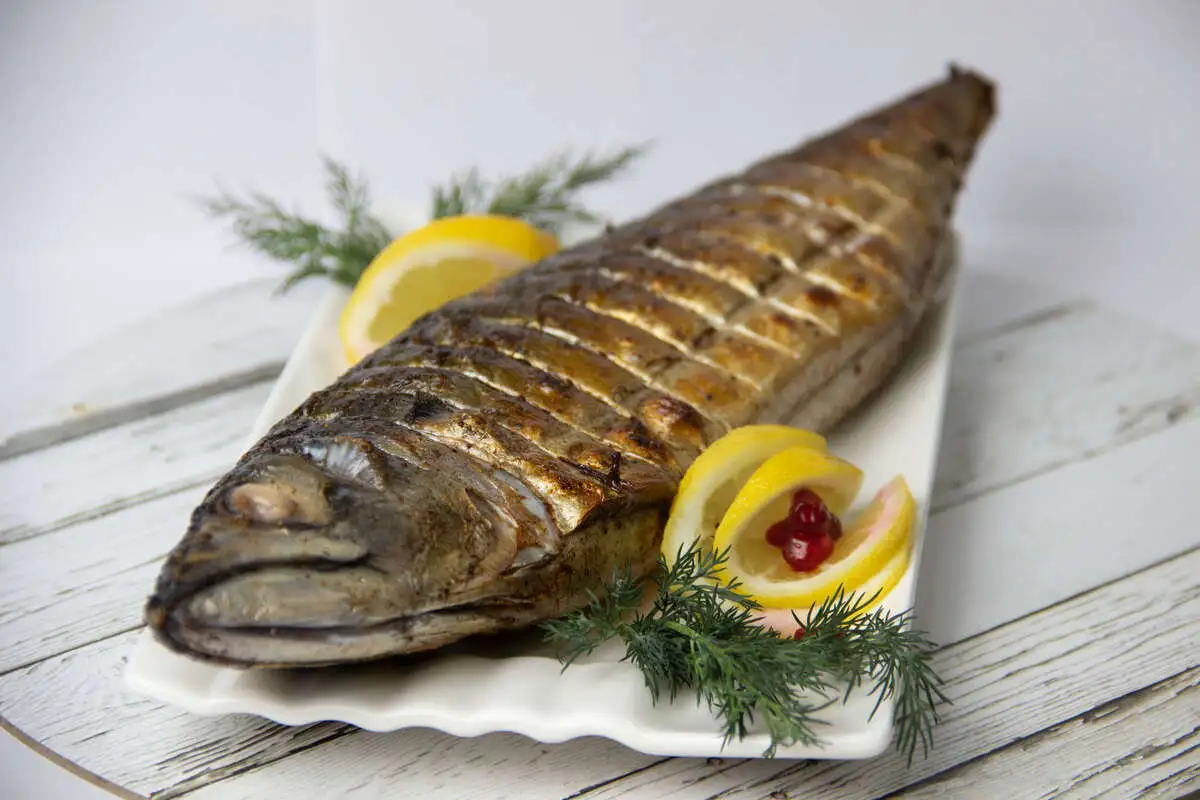 Скумбрия на мангале