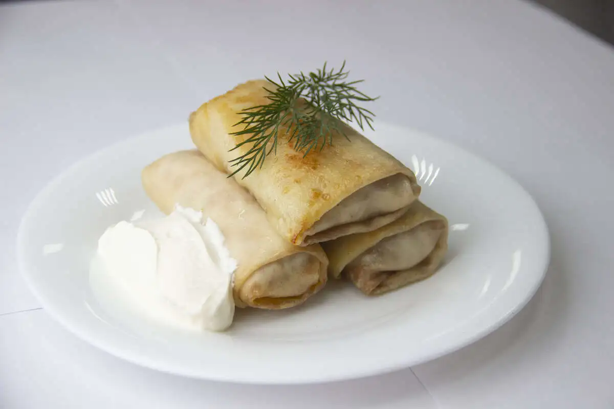 Блины с мясом