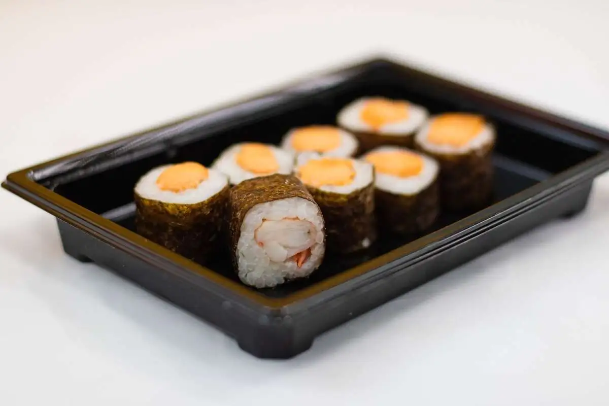 Маки с креветкой