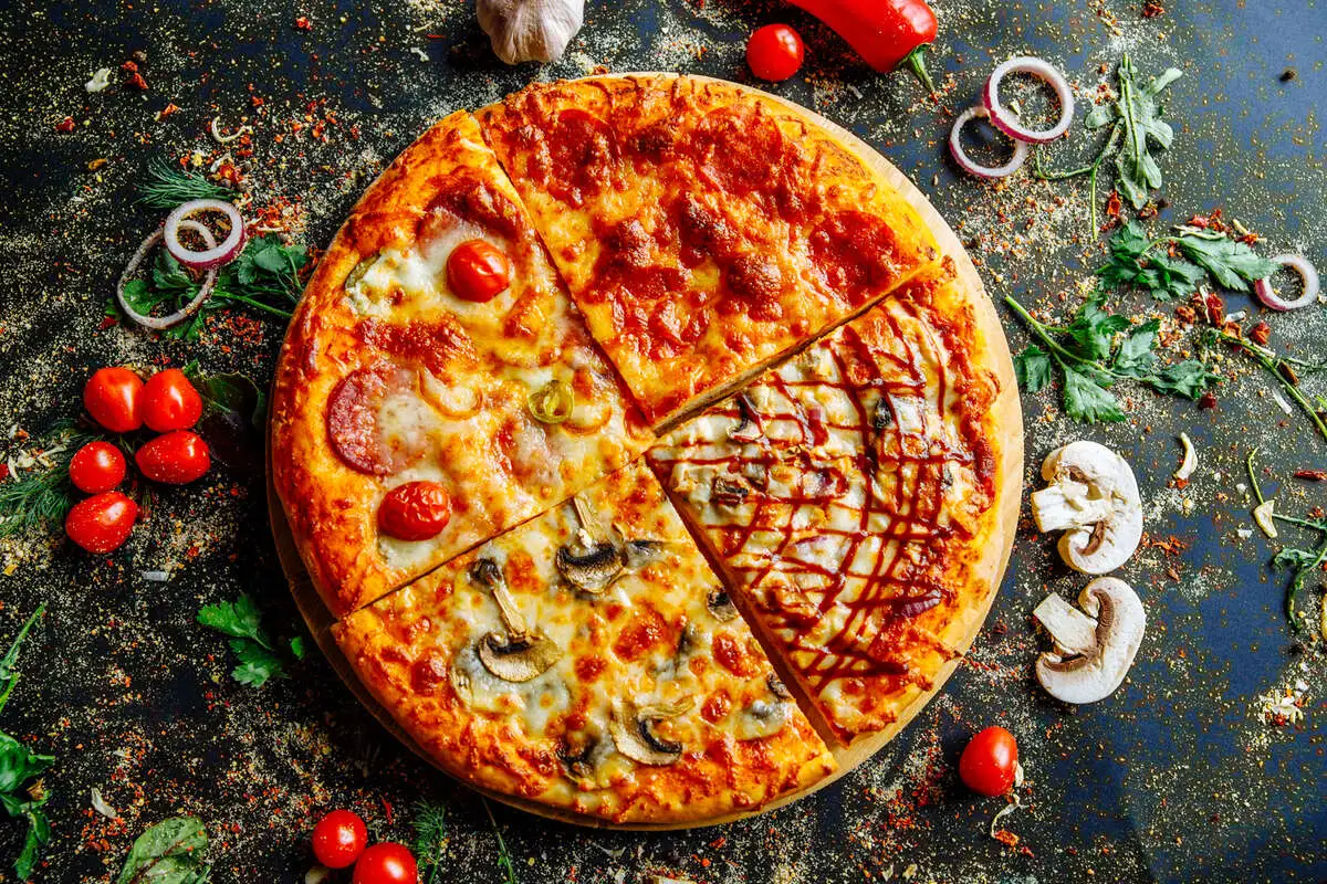 Пицца 2 Вкуса 30см