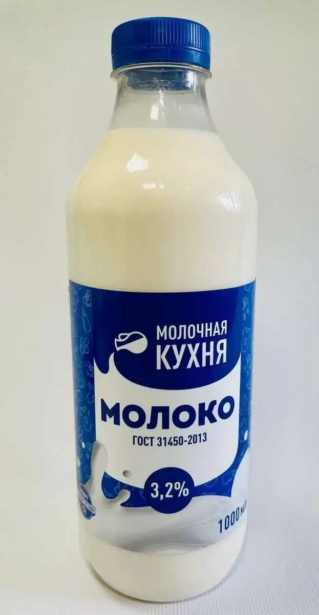МК Молоко пастеризованное 3,2%, 1л