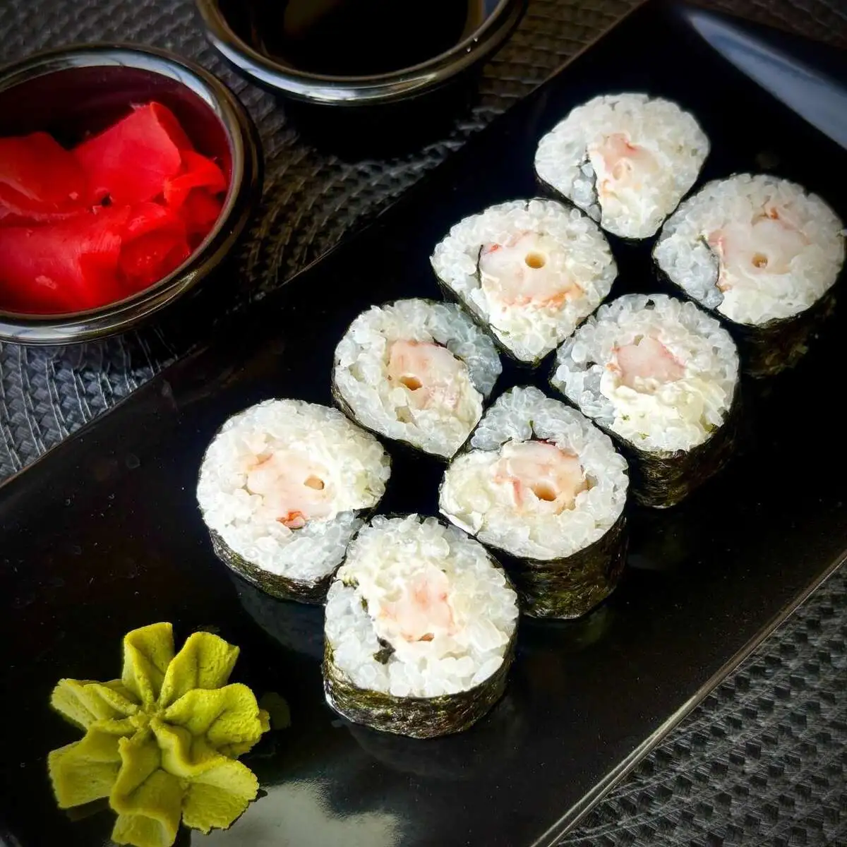 Мини Роллы с креветкой/Mini Rolls with Shrimp
