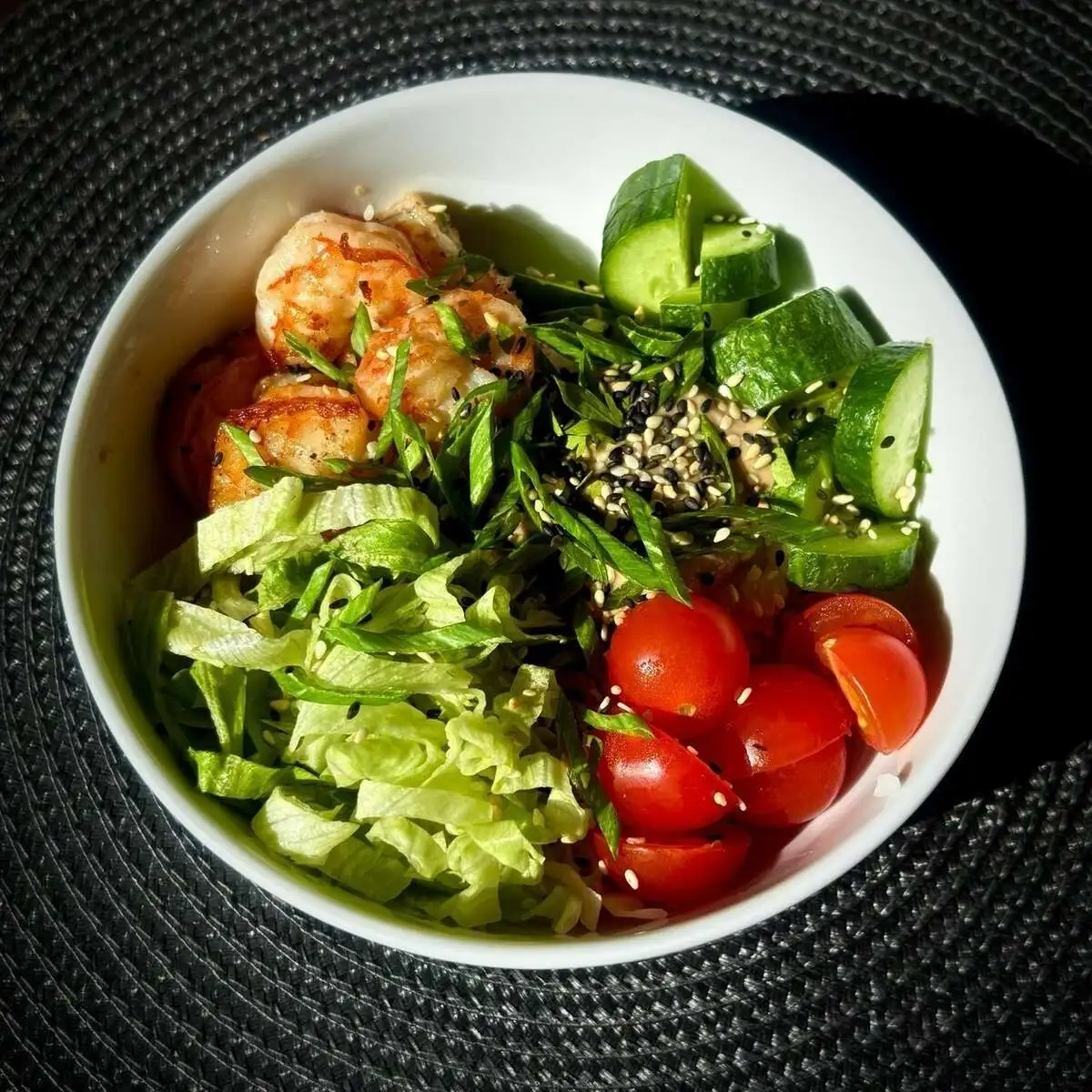 Поке боул с креветкой/Poke bowl with shrimp