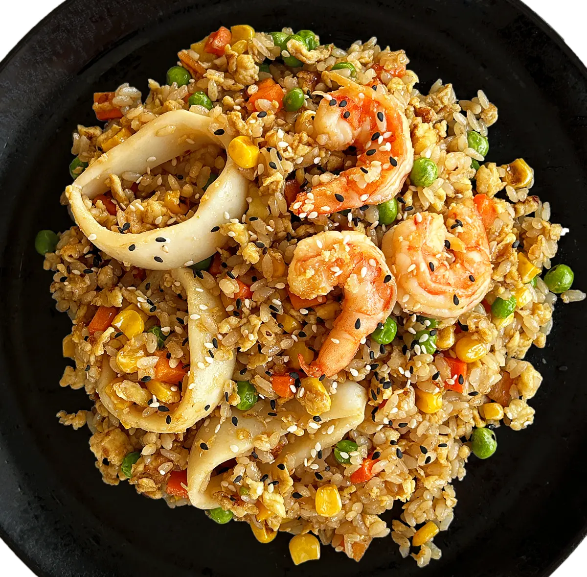 Рис Као Пад с морепродуктами