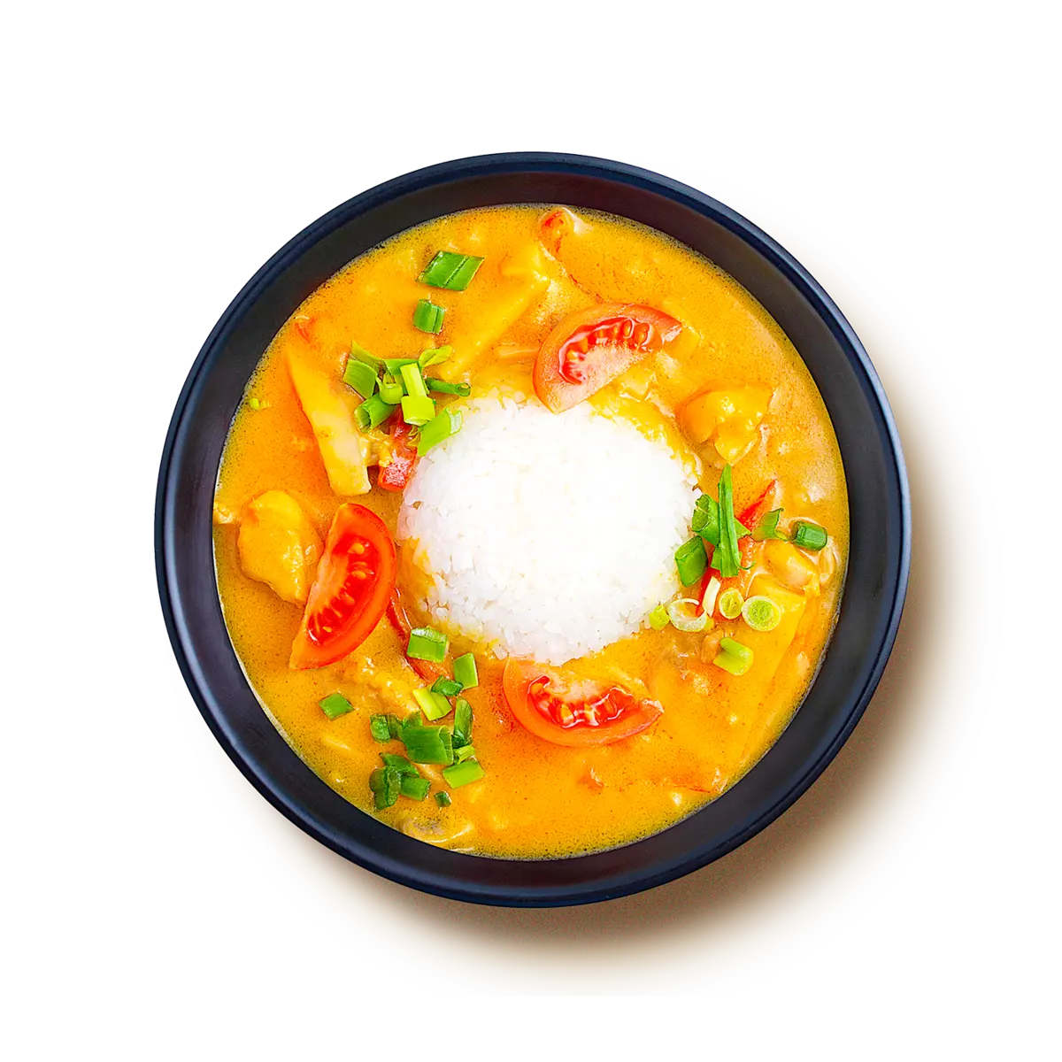 Карри с курицей и грибами