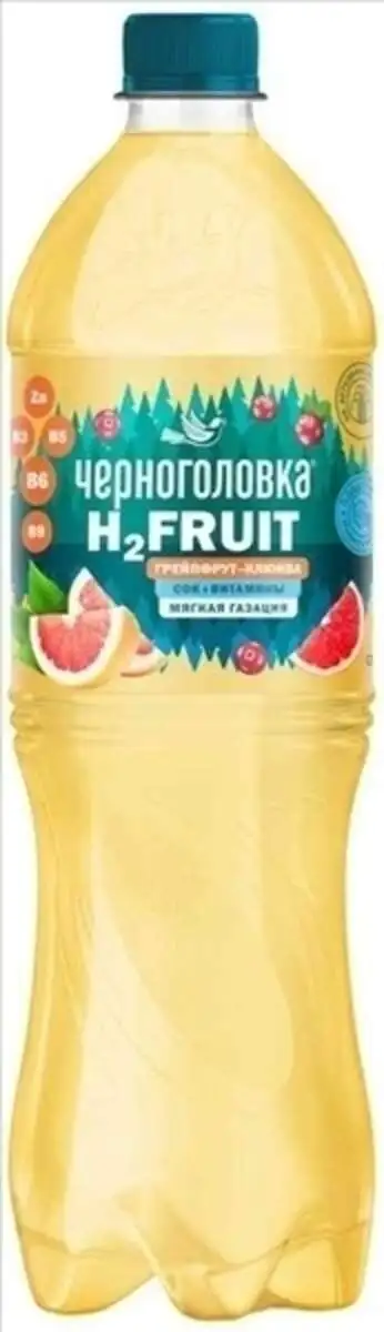 Напиток «Вода+сок Со вкусом Грейпфрут-Клюква» 0,5 л ПЭТ