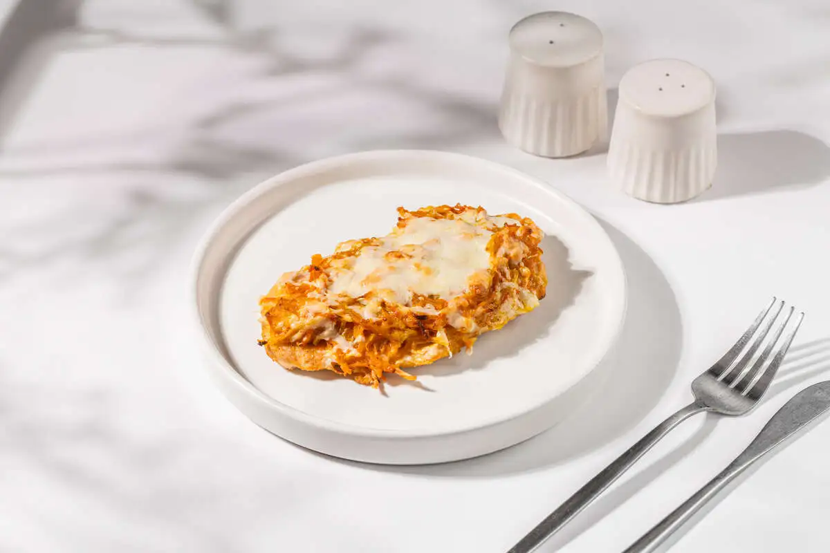 Филе куриное с овощами и сыром 