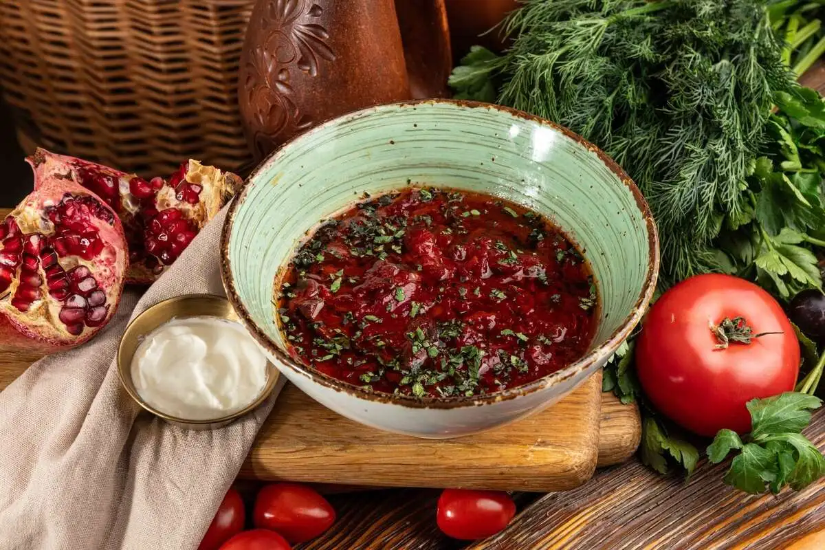 Борщ с говядиной 