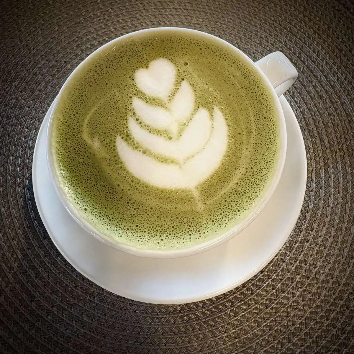 капучино матча с кокосовым молоком/Matcha Coconut milk Cappuccino