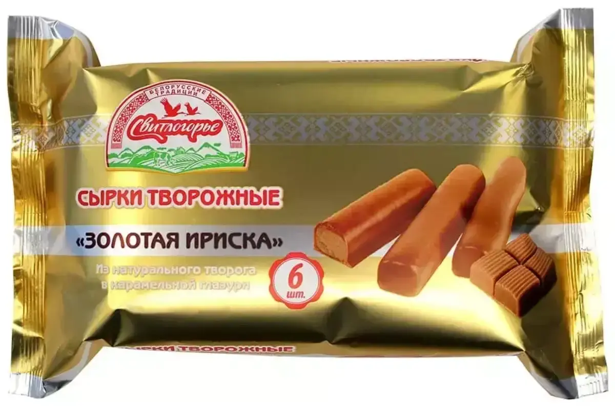 Сырок Творожный Глазированный Золотая Ириска 50г(м)
