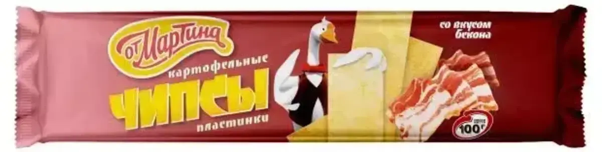 Чипсы от Мартина Бекон 100г(м)