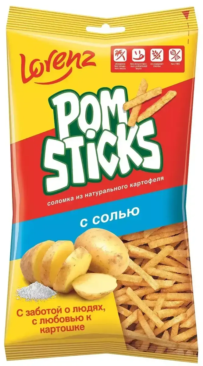 Соломка Картофельная Лоренс Соль 100г