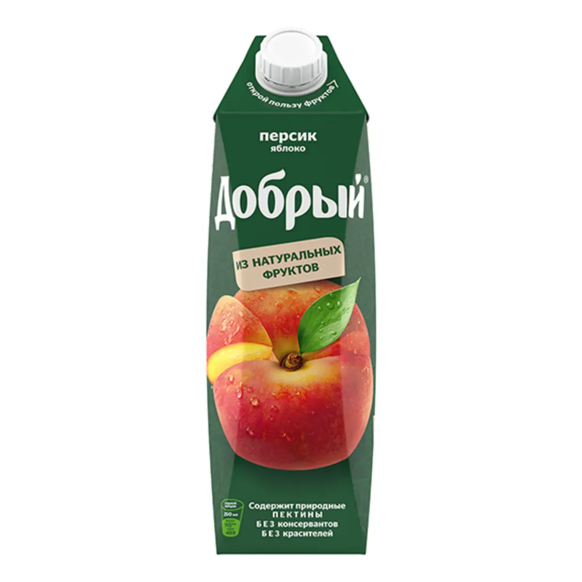 Сок Добрый Персик/Яблоко 1л(м)