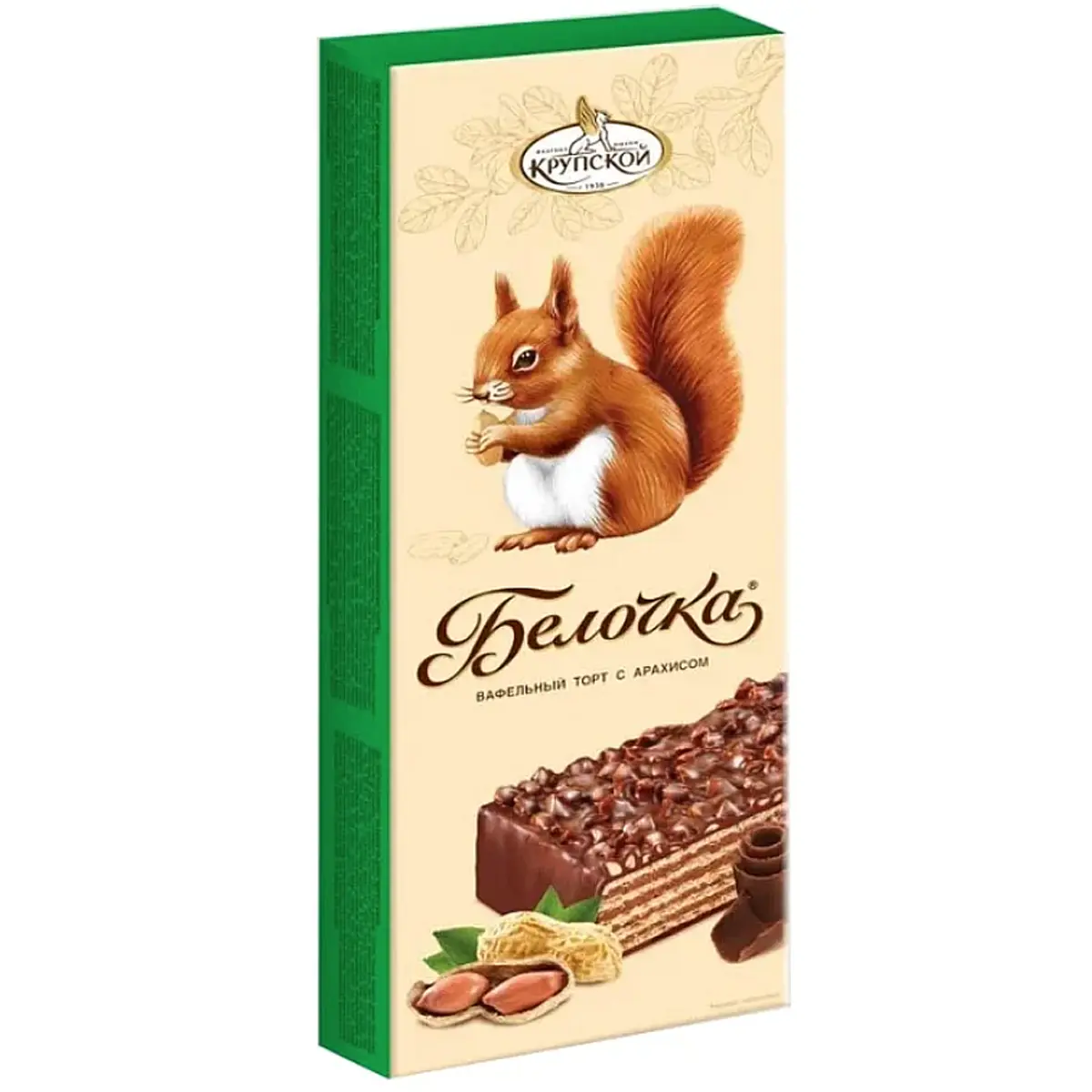 Торт Белочка Вафельный с Орешками 250г(м)