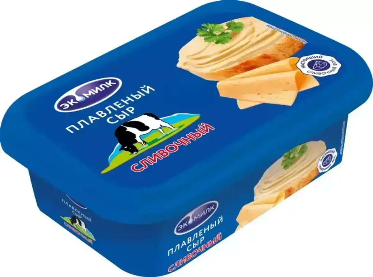 Сыр Плавленый Экомилк 400г(м)