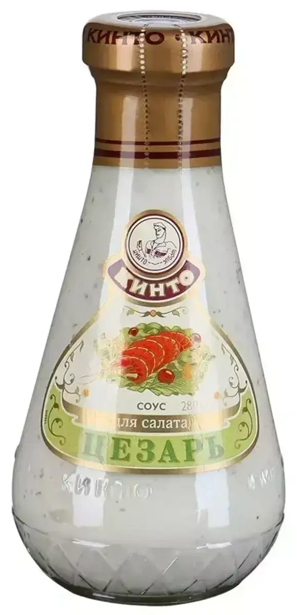 Соус Кинто Майонезный Цезарь 280г ст/б(м)