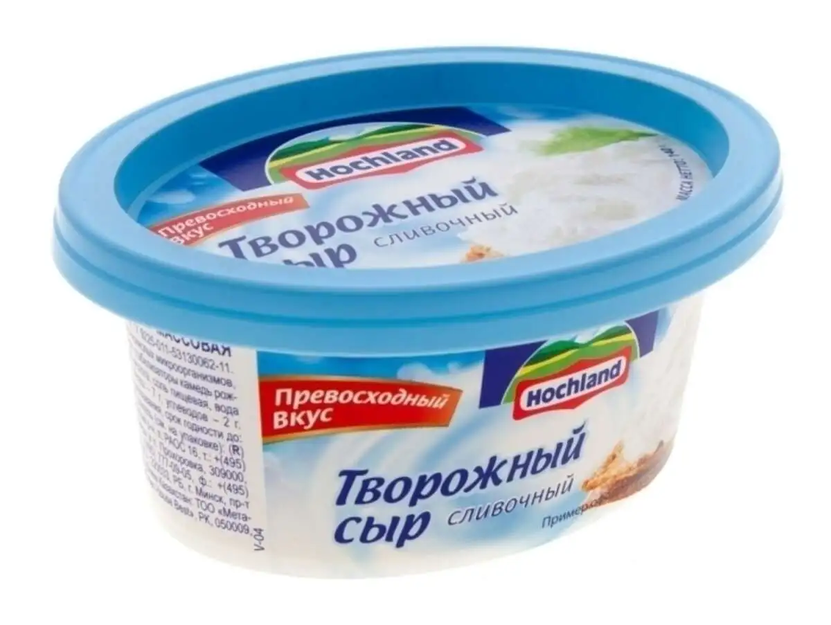 Сыр Хохланд Творожный Сливочный 140г(м)