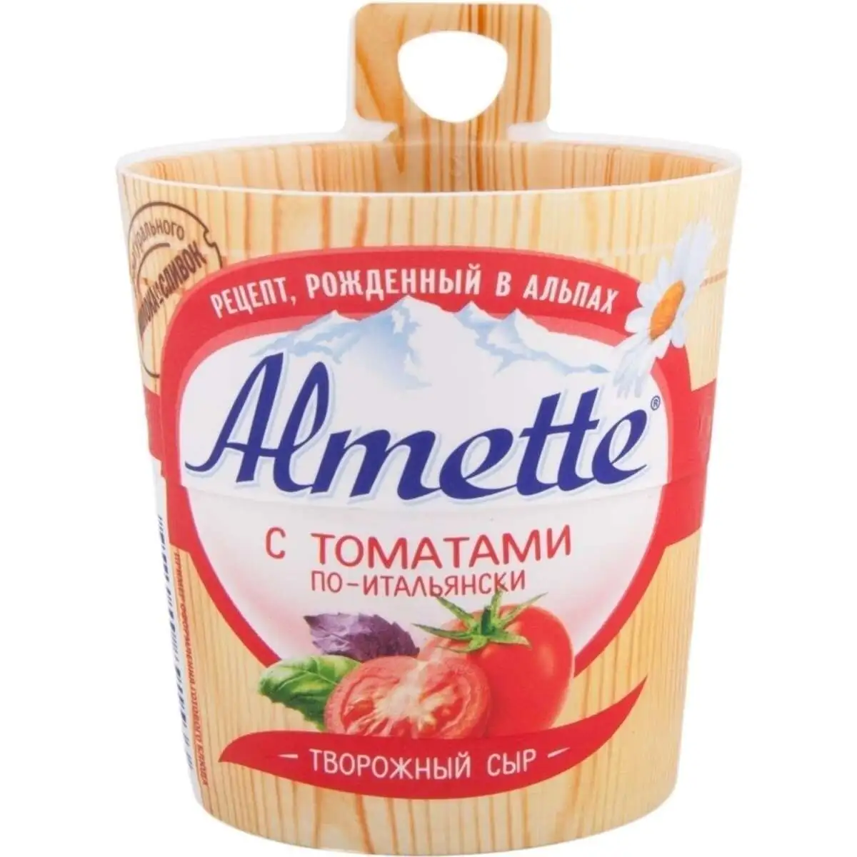 Сыр Альметте Творожный с Томатами 150г(м)