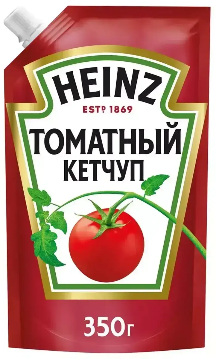 Кетчуп Хайнц Томатный 320г д/п(м)