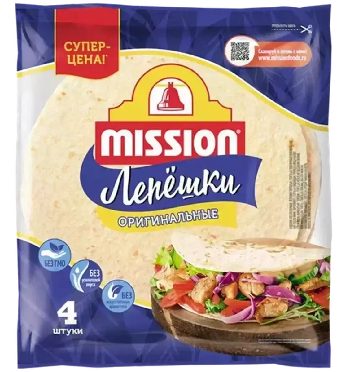 Тортилья MISSION Оригинальная 250 гр.(м)