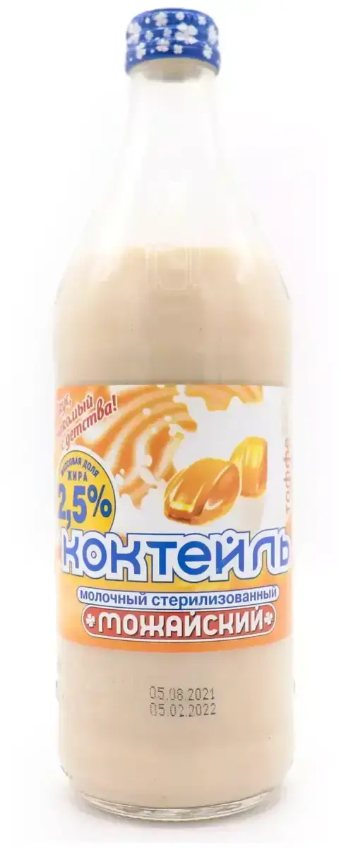 Коктейль Молочный Тоффе 2,5% 0,45л Можайск(м)