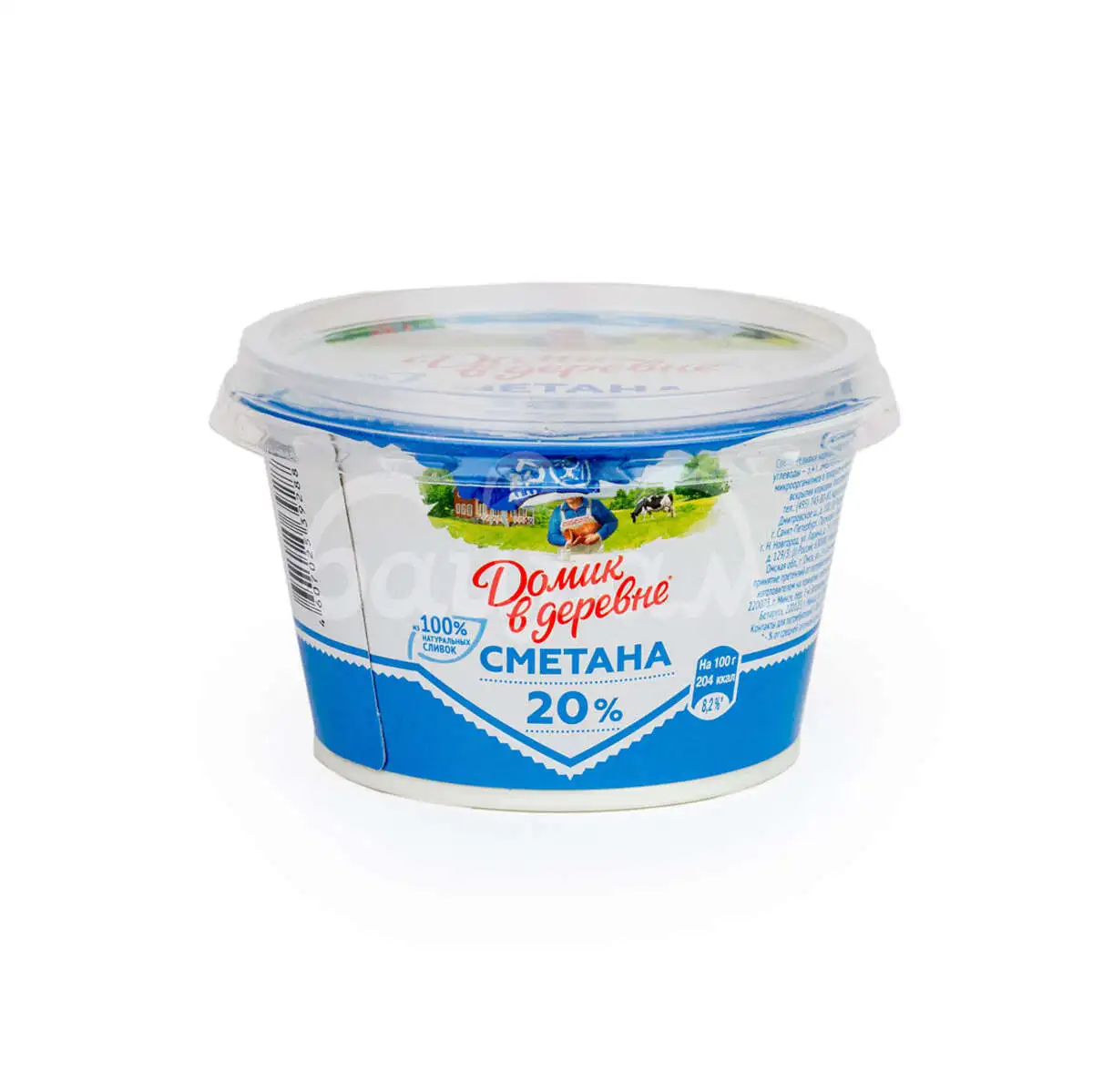 Сметана Домик в Деревне 20% 180г(м)